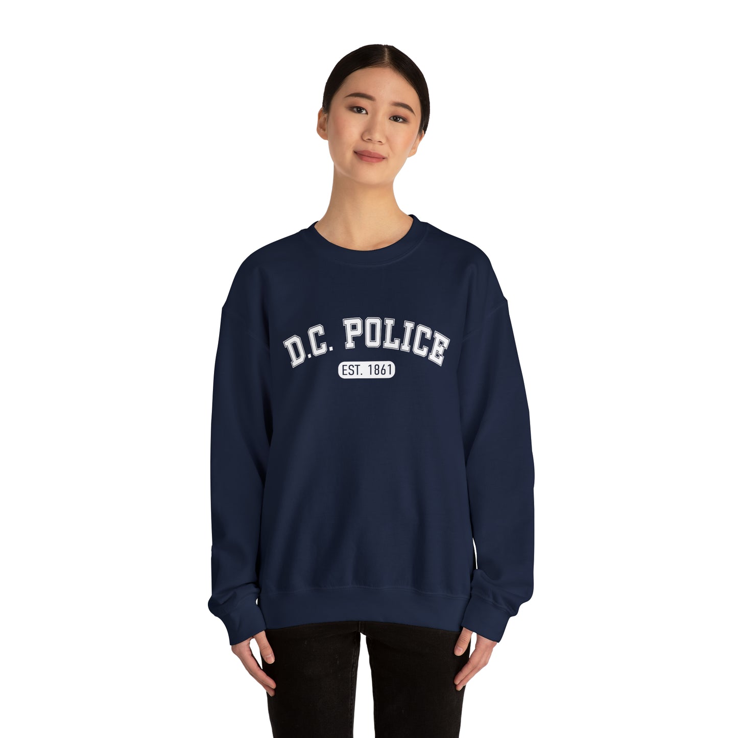 Collegiate D.C. Police Crewneck Sweatshirt