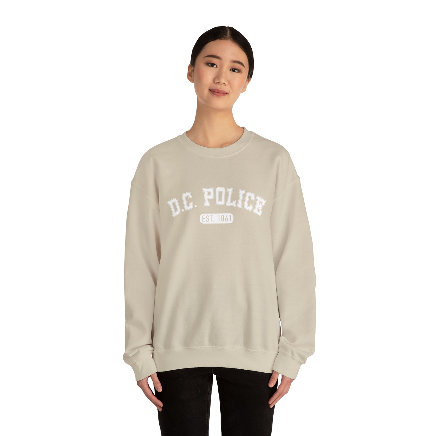 Collegiate D.C. Police Crewneck Sweatshirt