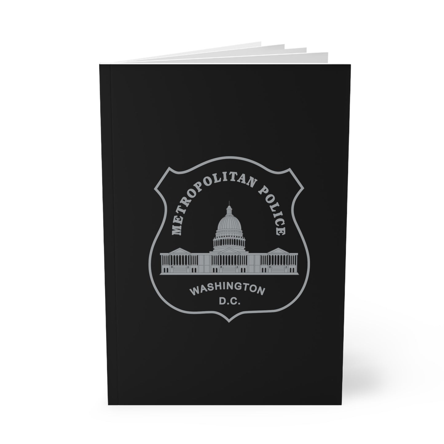 Classic MPD Badge Softcover Notebook, A5