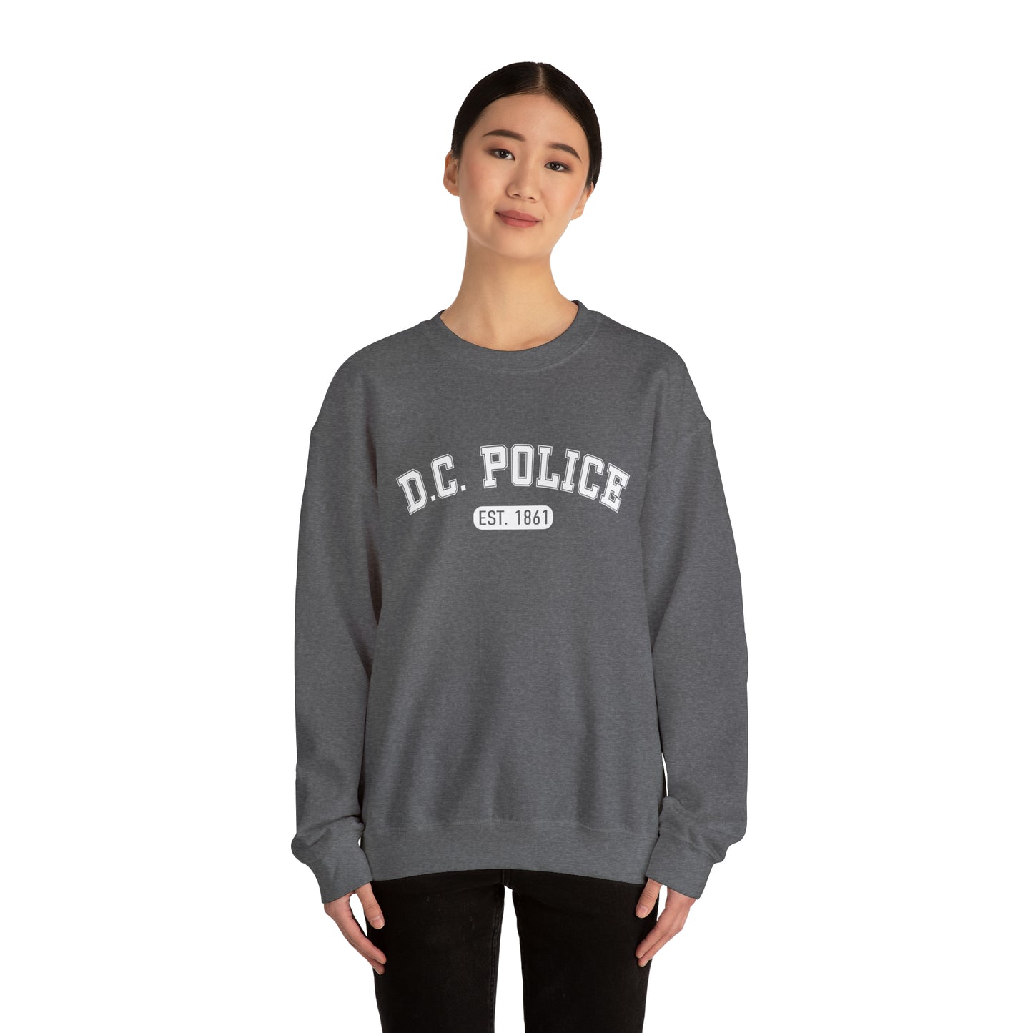 Collegiate D.C. Police Crewneck Sweatshirt