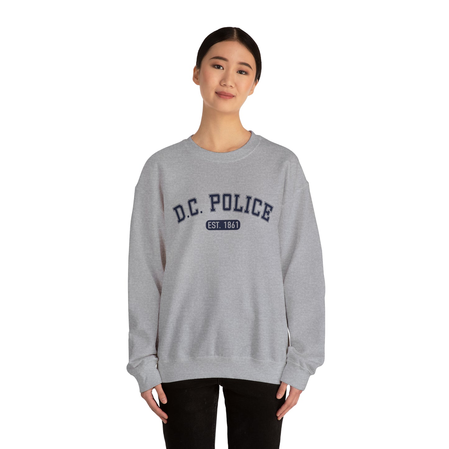 Collegiate D.C. Police Crewneck Sweatshirt