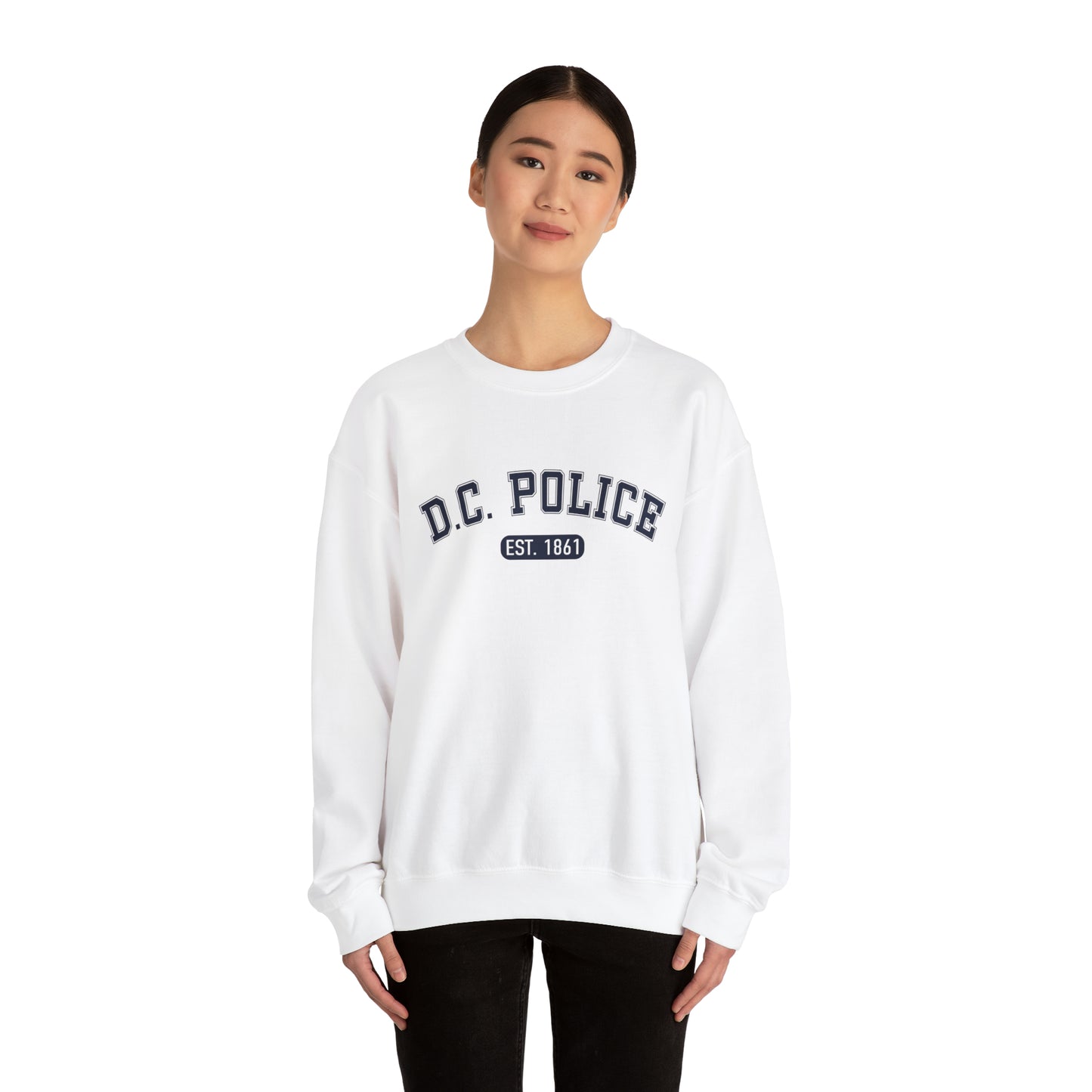 Collegiate D.C. Police Crewneck Sweatshirt
