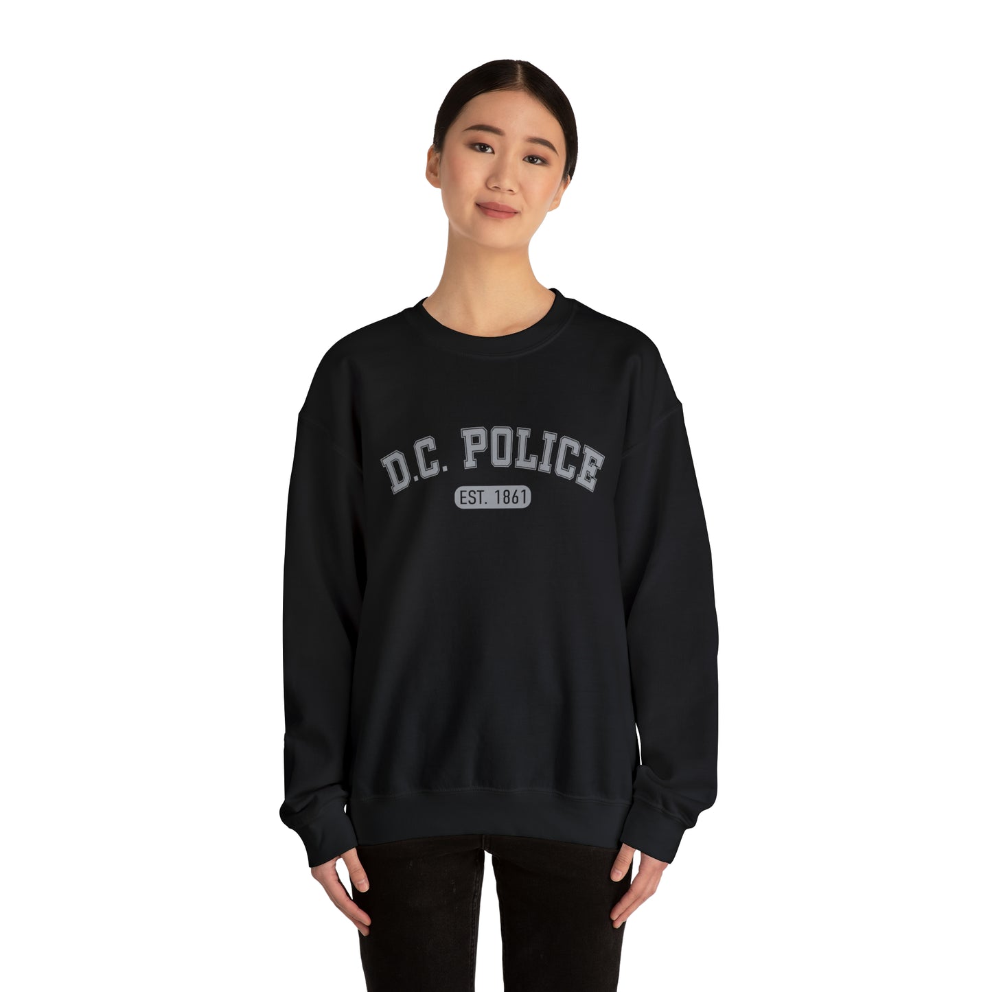 Collegiate D.C. Police Crewneck Sweatshirt