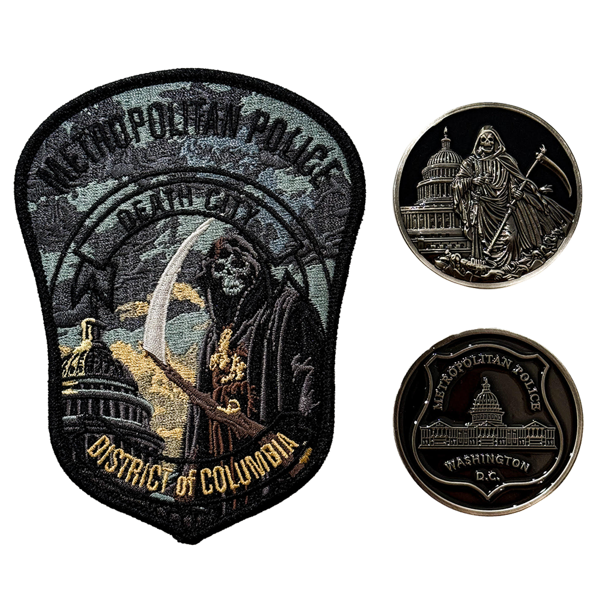 Death City Patch and Coin Set